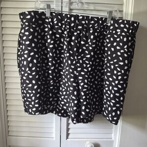 Stylish Black and White Women's Shorts